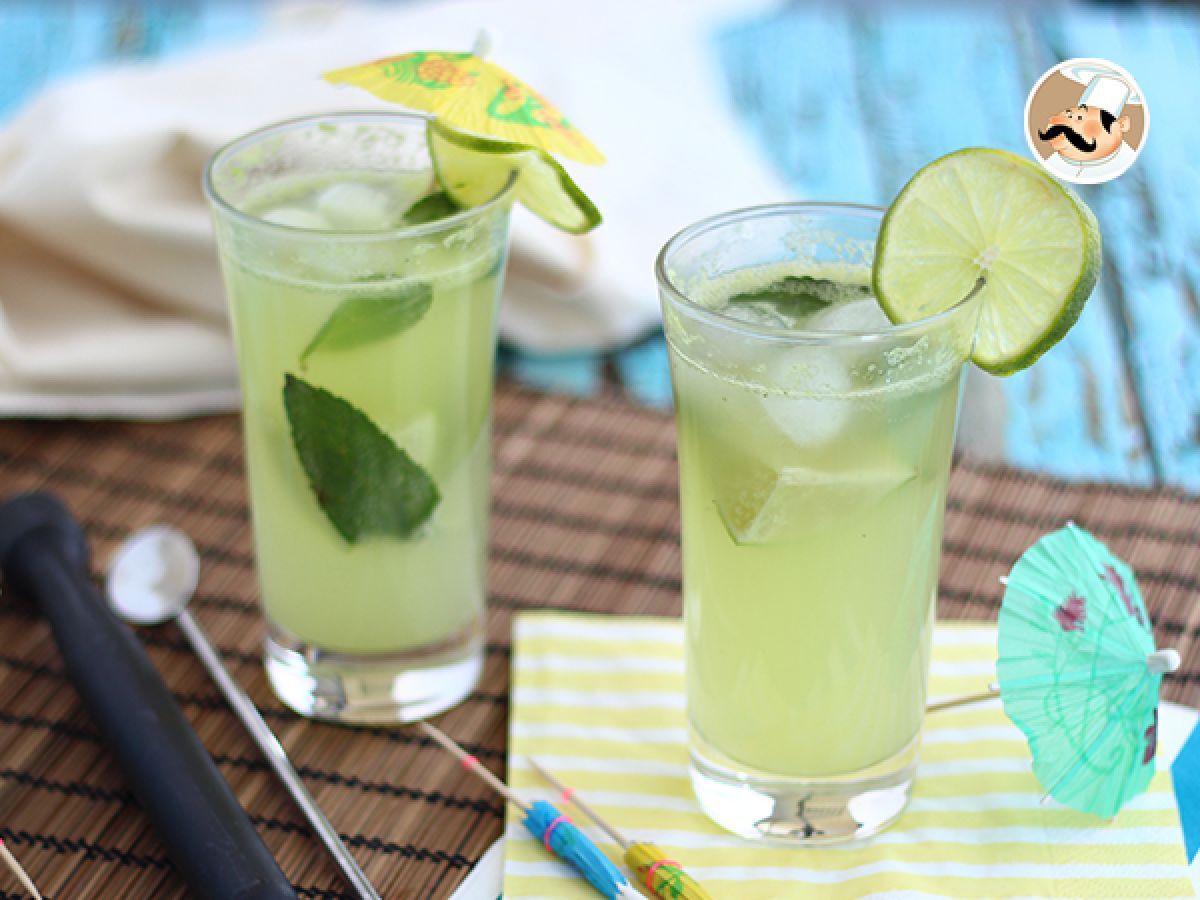 Ogórkowe Mojito - bezalkoholowy koktajl na lato
