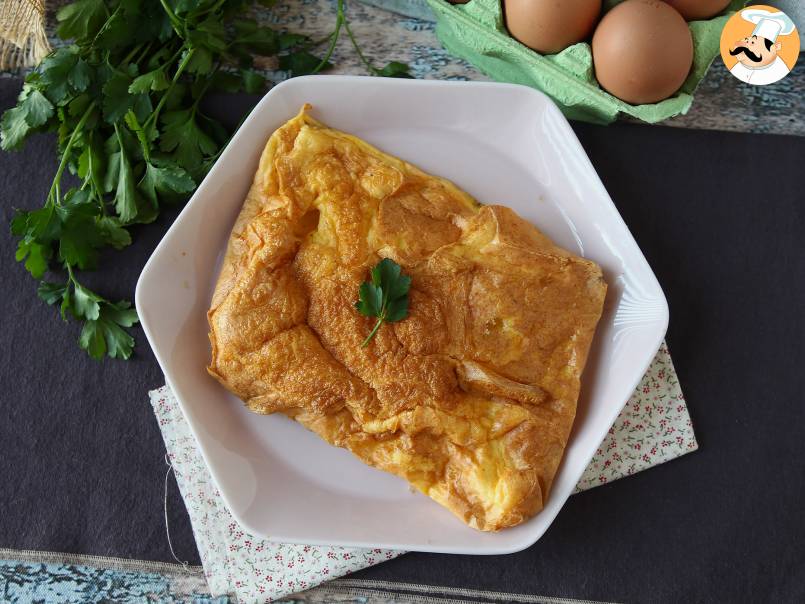 Omlet we frytkownicy powietrznej, lekki przepis bez brudzenia czegokolwiek w kuchni! - zdjęcie 5