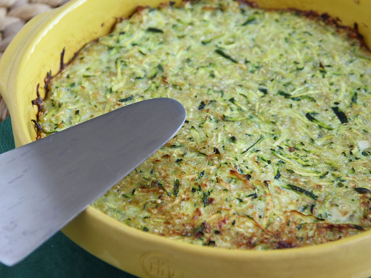 Omlet z cukinią i komosą ryżową - zdjęcie 2