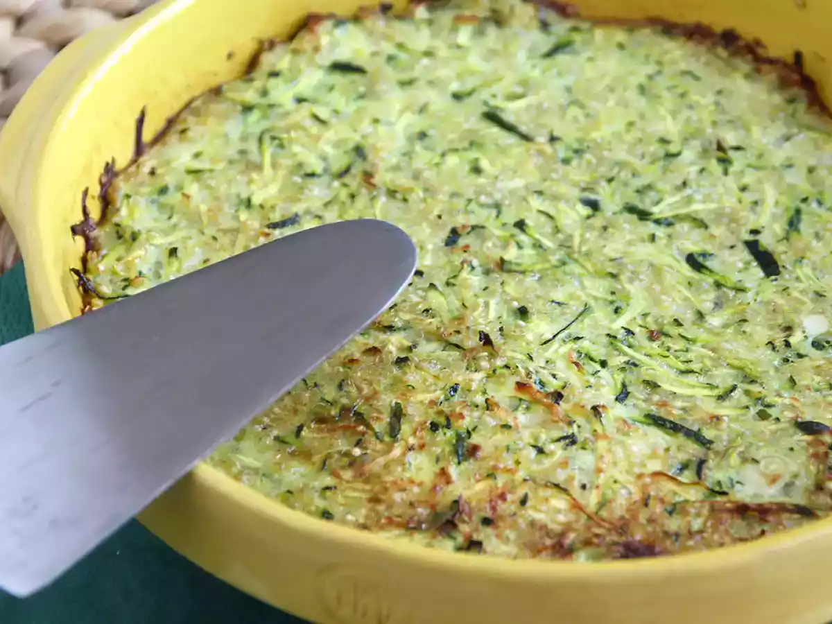 Omlet z cukinią i komosą ryżową - zdjęcie 2