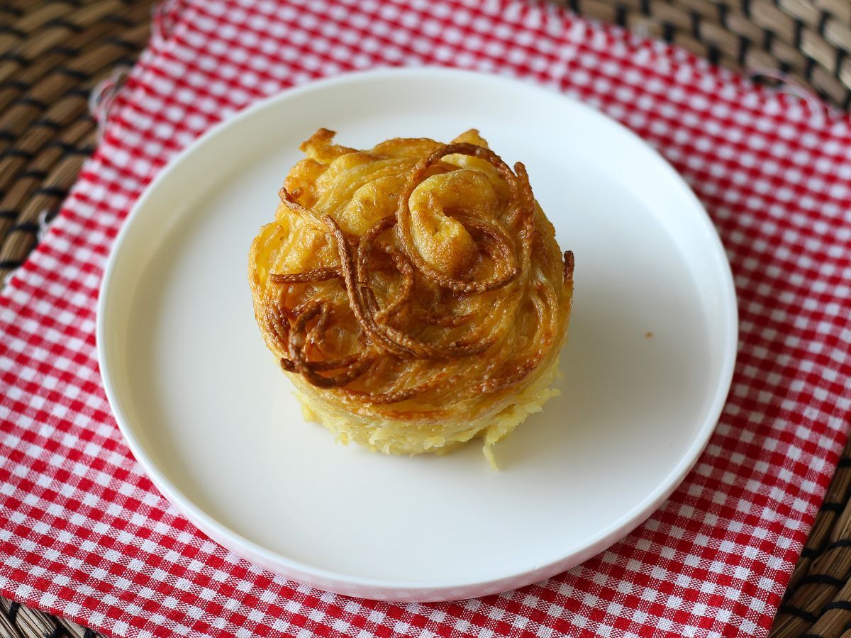 Omlet z makaronem w frytkownicy powietrznej - zdjęcie 3
