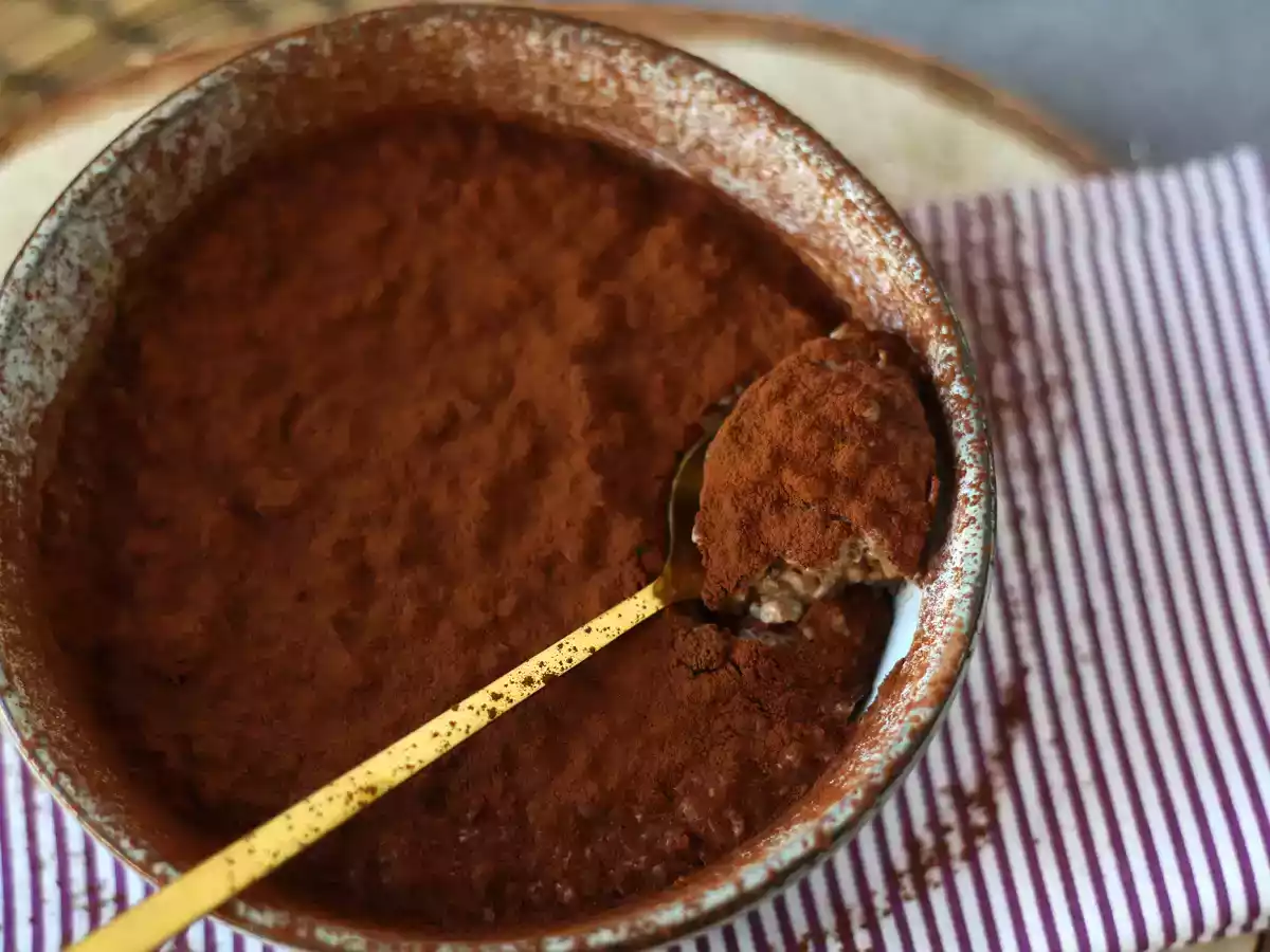 Owsianka na noc o smaku tiramisu - idealne śniadanie z kawą i kakao! - zdjęcie 5