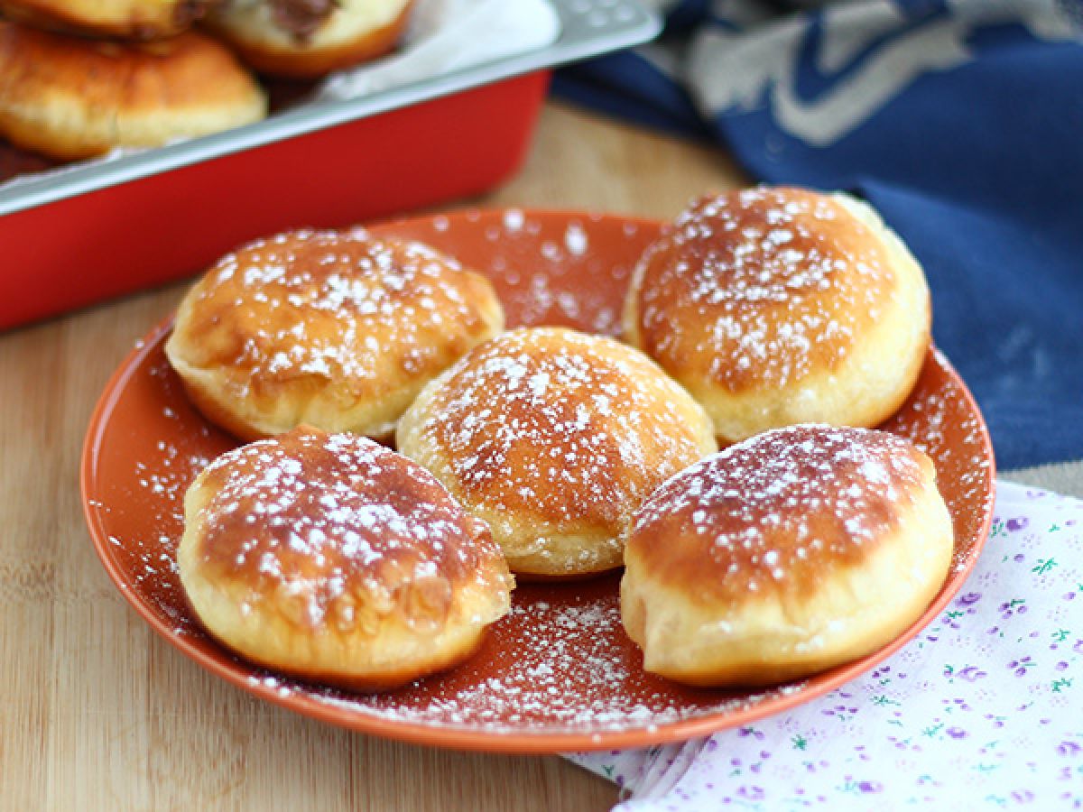 Pączki z czekoladą