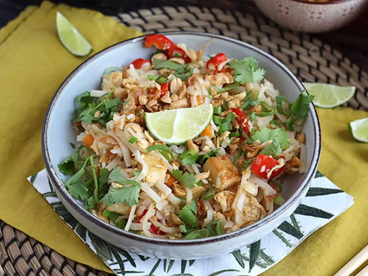 Pad thai z tofu