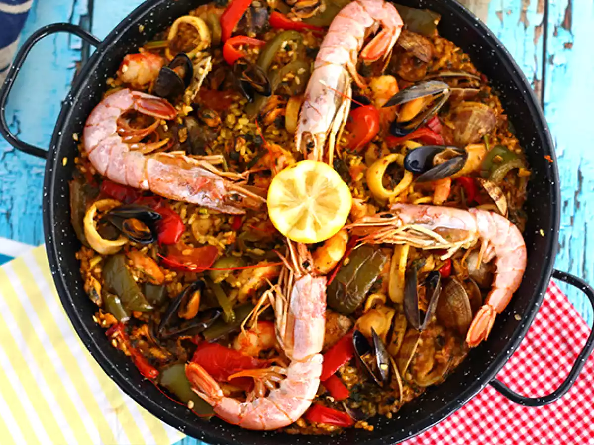 Paella z owocami morza - zdjęcie 2