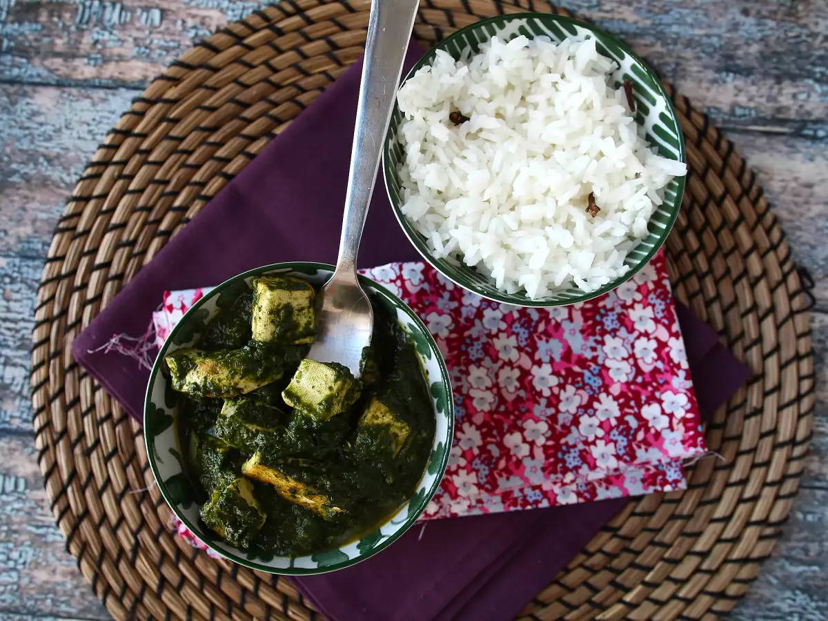 Palak tofu: indyjskie curry ze szpinakiem i tofu - zdjęcie 6