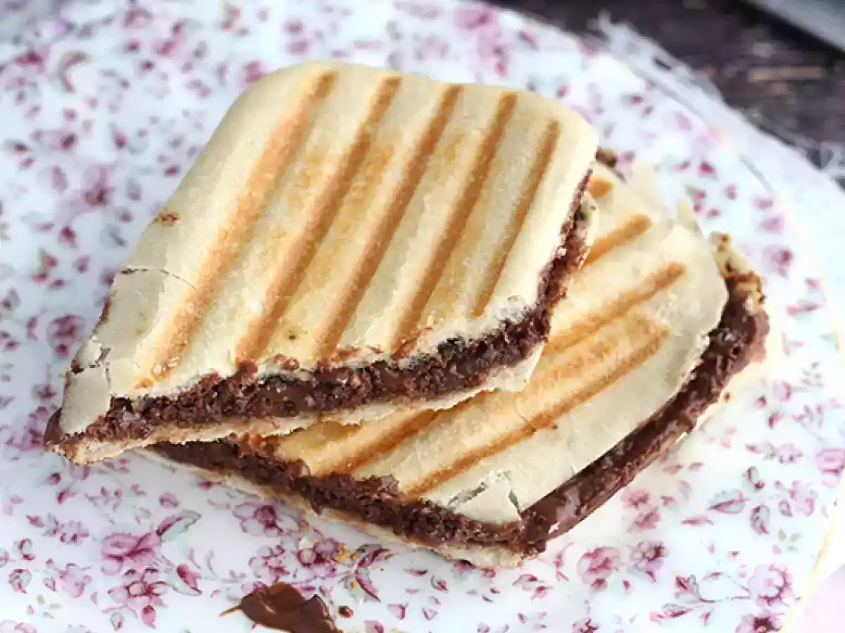 Panini z kremem czekoladowym - zdjęcie 4