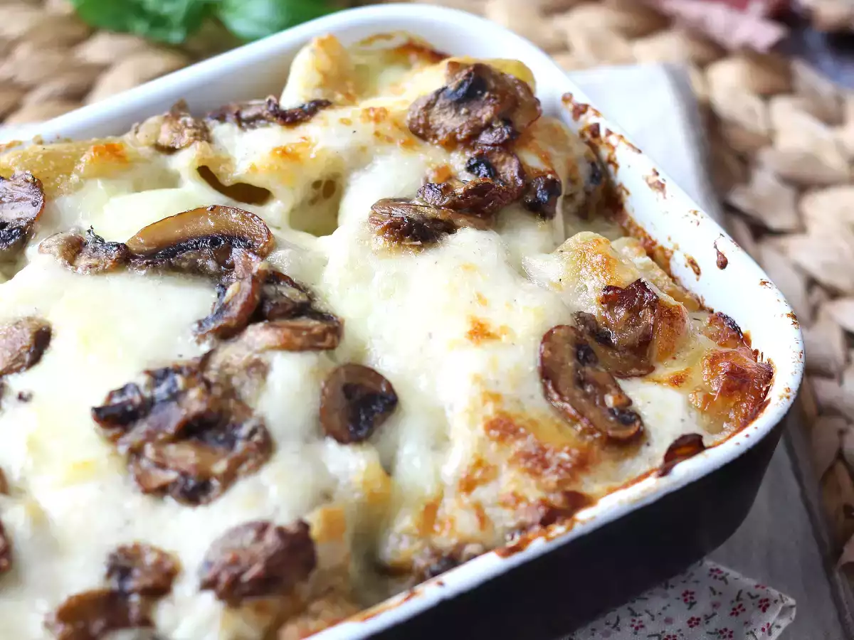 Pasta al forno ai funghi: idealny kremowy i żylasty przepis na jesień - zdjęcie 2
