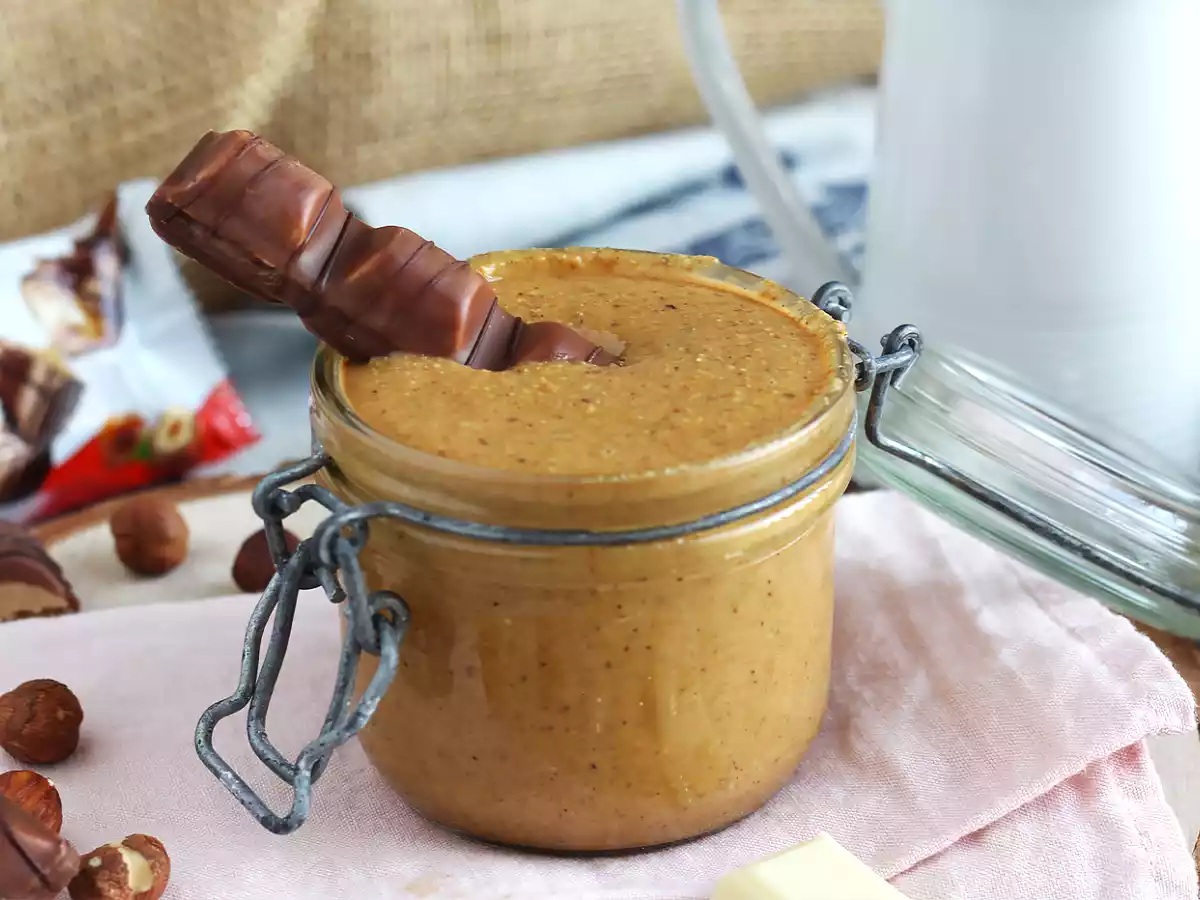 Pasta do smarowania o smaku Kinder Bueno - tylko 2 składniki - zdjęcie 4
