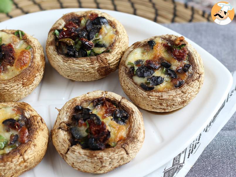 Pieczarki faszerowane i pieczone (świetny pomysł na aperitif)