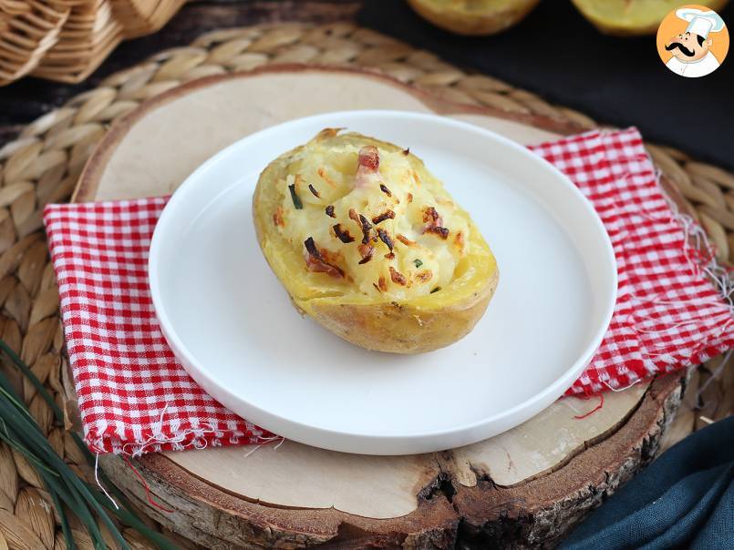 Pieczone ziemniaki nadziewane boczkiem i serem - zdjęcie 6