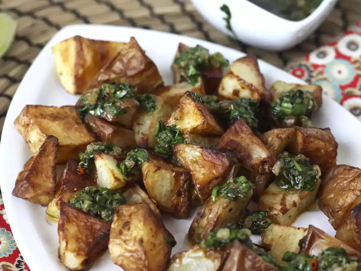 Pieczone ziemniaki z chimichurri - zdjęcie 5