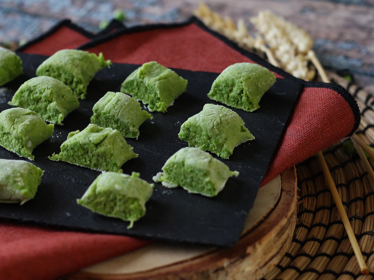 Pierogi z groszkiem bez jajek: gotowe w mgnieniu oka!