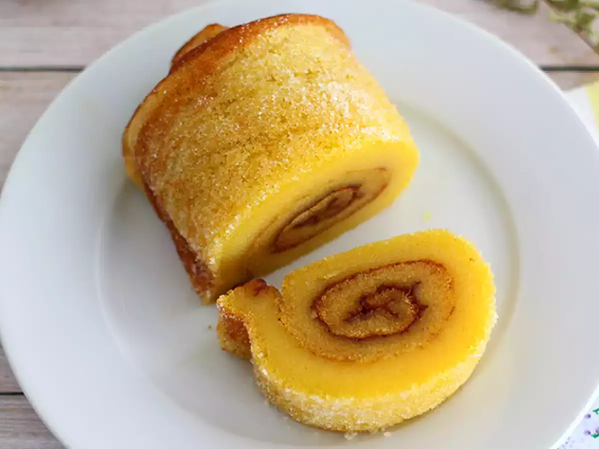 Portugalska rolada pomarańczowa – Torta de laranja - zdjęcie 3