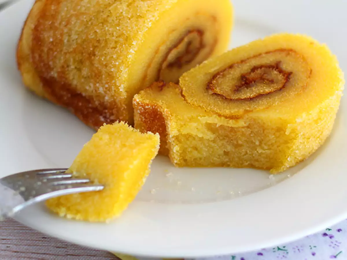 Portugalska rolada pomarańczowa – Torta de laranja - zdjęcie 4