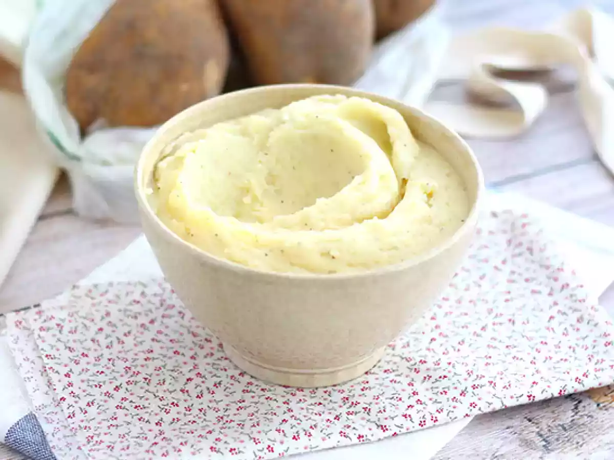 Prosta domowa purée ziemniaczane