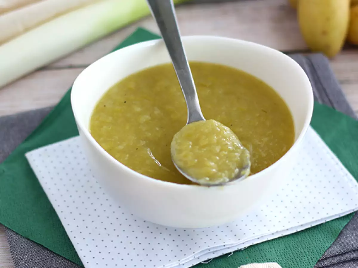 Prosta i szybka zupa porowo-ziemniaczana - zdjęcie 2