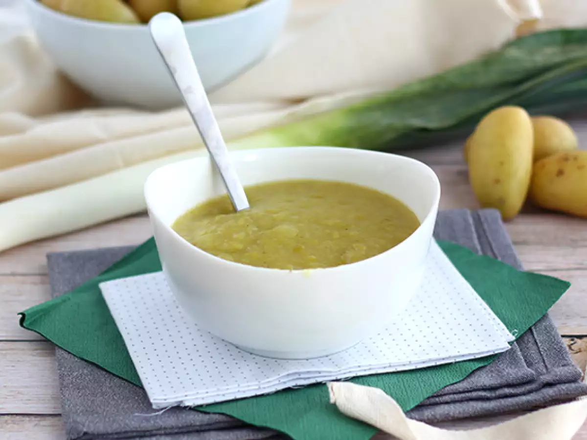 Prosta i szybka zupa porowo-ziemniaczana - zdjęcie 3