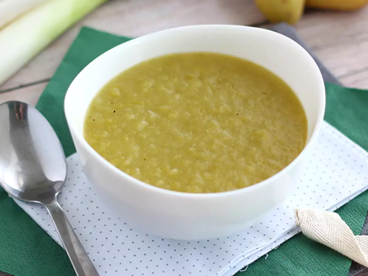 Prosta i szybka zupa porowo-ziemniaczana - zdjęcie 4