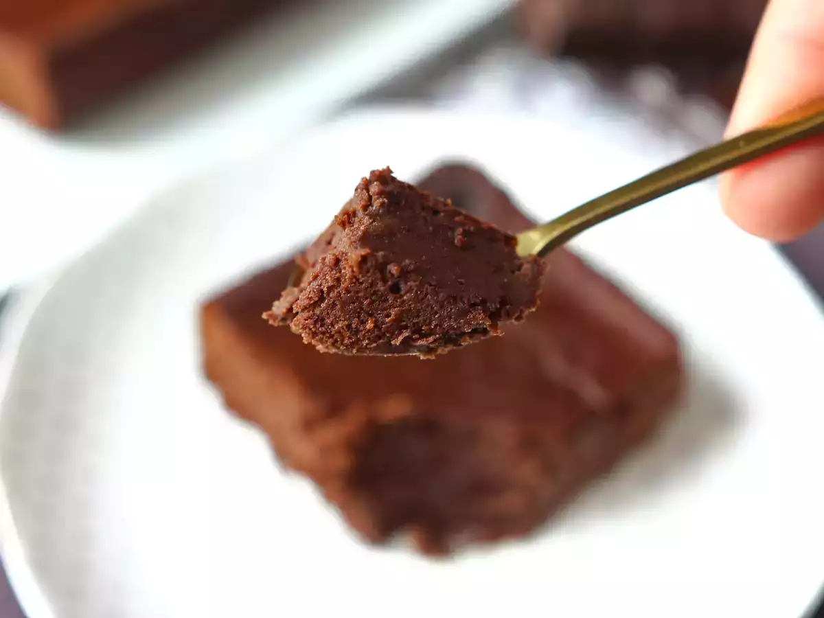 Proteinowe brownie czekoladowe z czerwoną fasolą - zdjęcie 2