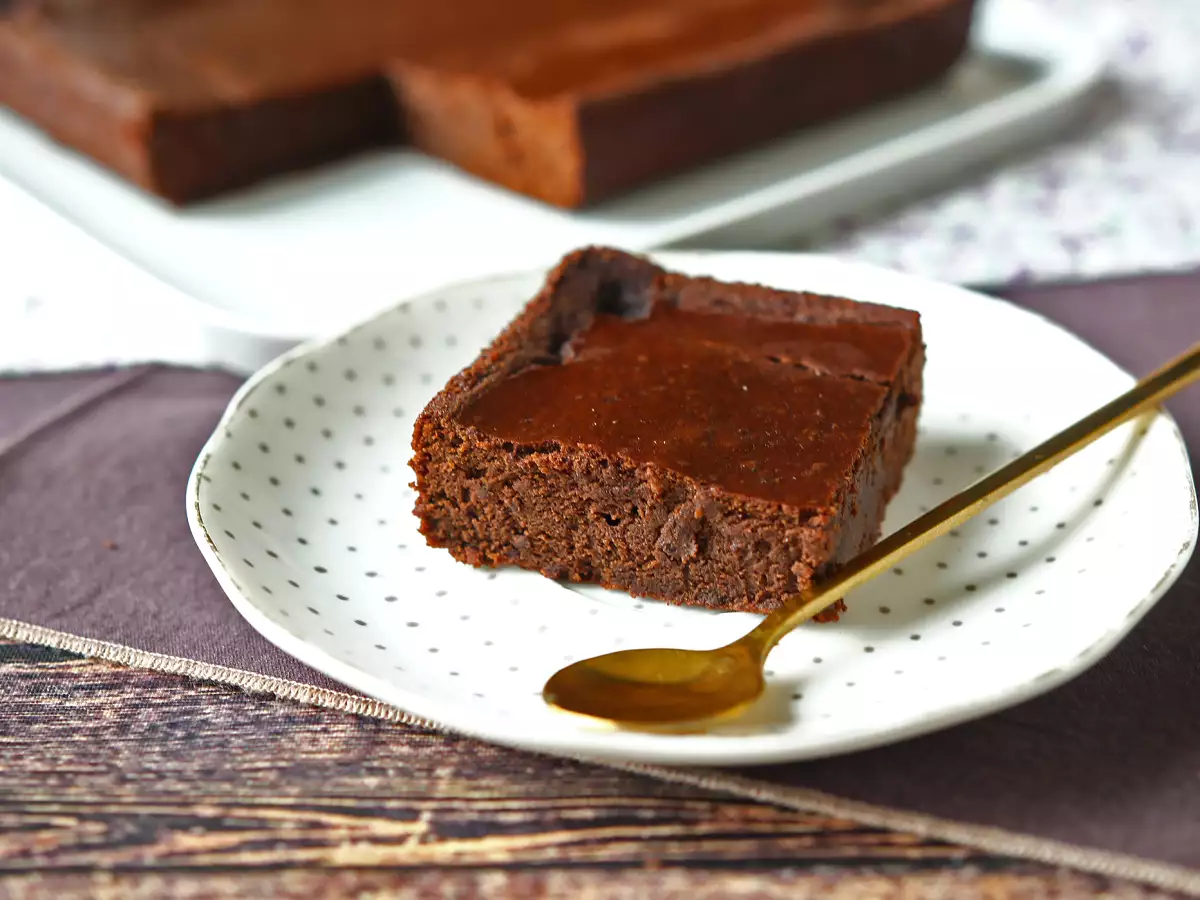 Proteinowe brownie czekoladowe z czerwoną fasolą - zdjęcie 4