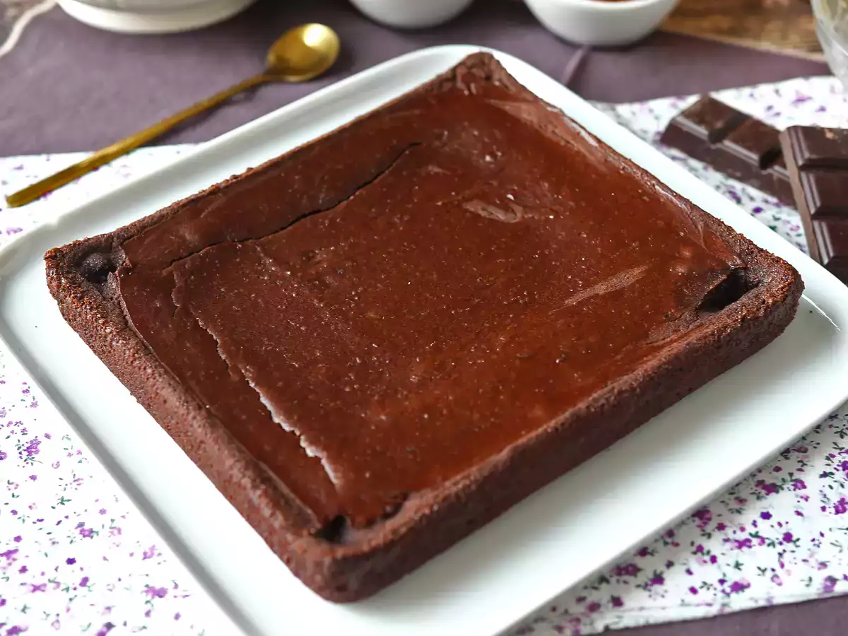 Proteinowe brownie czekoladowe z czerwoną fasolą - zdjęcie 6