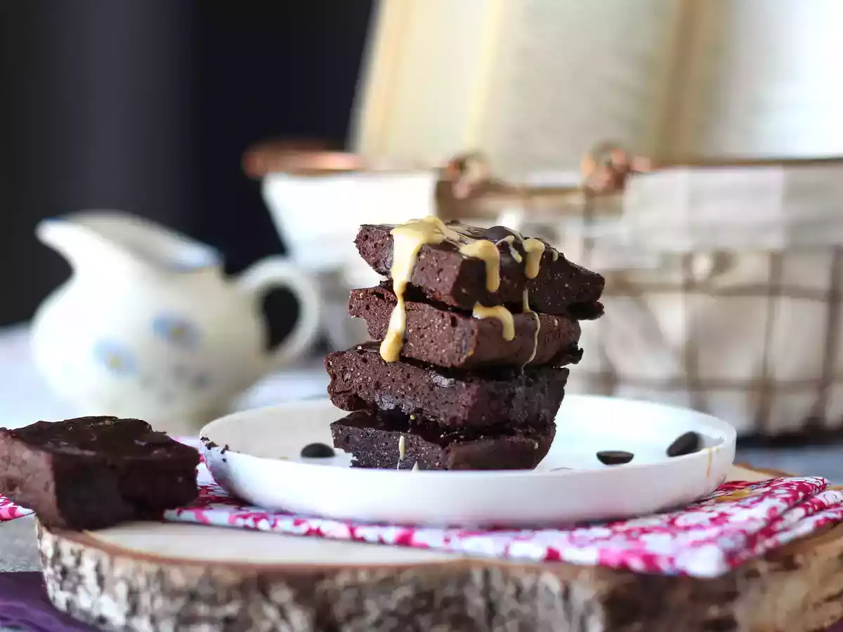 Proteinowe brownie z serwatką, naturalnie bezglutenowe - zdjęcie 3
