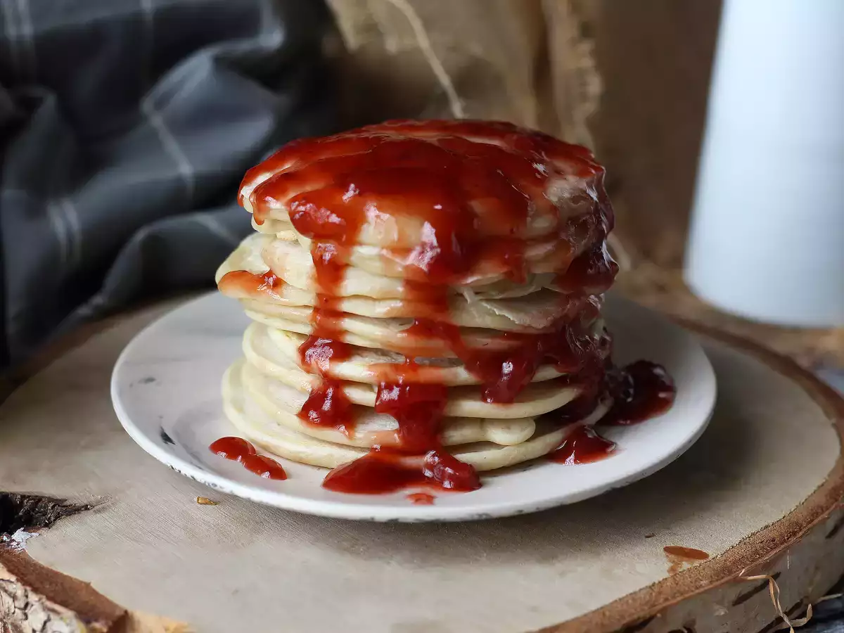 Puszyste wegańskie pancakes z jajkiem lnianym (flax egg) – łatwy przepis bez jajek - zdjęcie 2