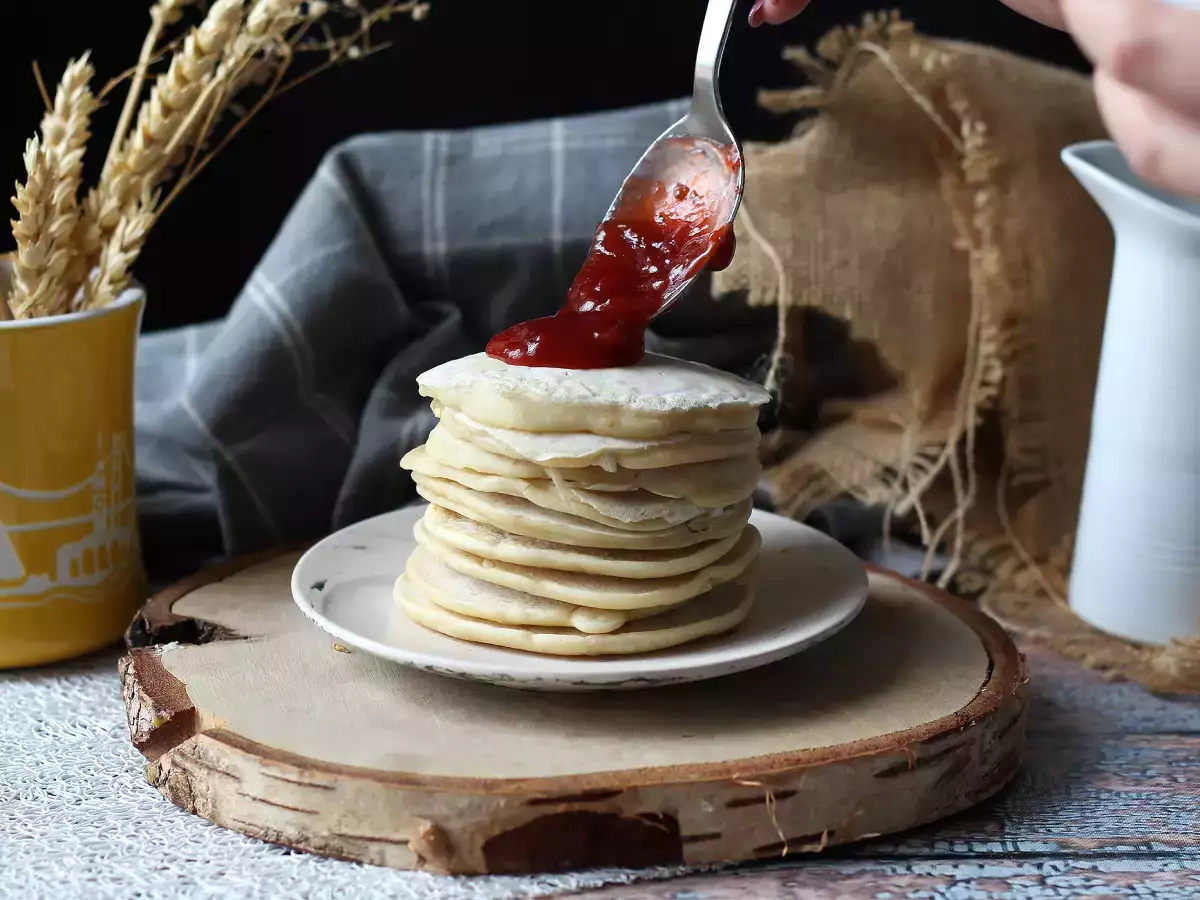Puszyste wegańskie pancakes z jajkiem lnianym (flax egg) – łatwy przepis bez jajek - zdjęcie 3
