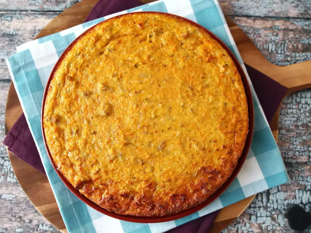 Quiche bez ciasta z tuńczykiem, marchewką i serkiem wiejskim: łatwa i bogata w białko - zdjęcie 2