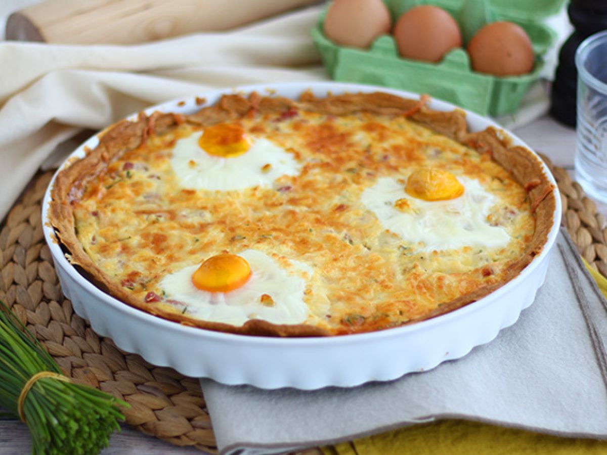 Quiche z jajkami i szynką - zdjęcie 2