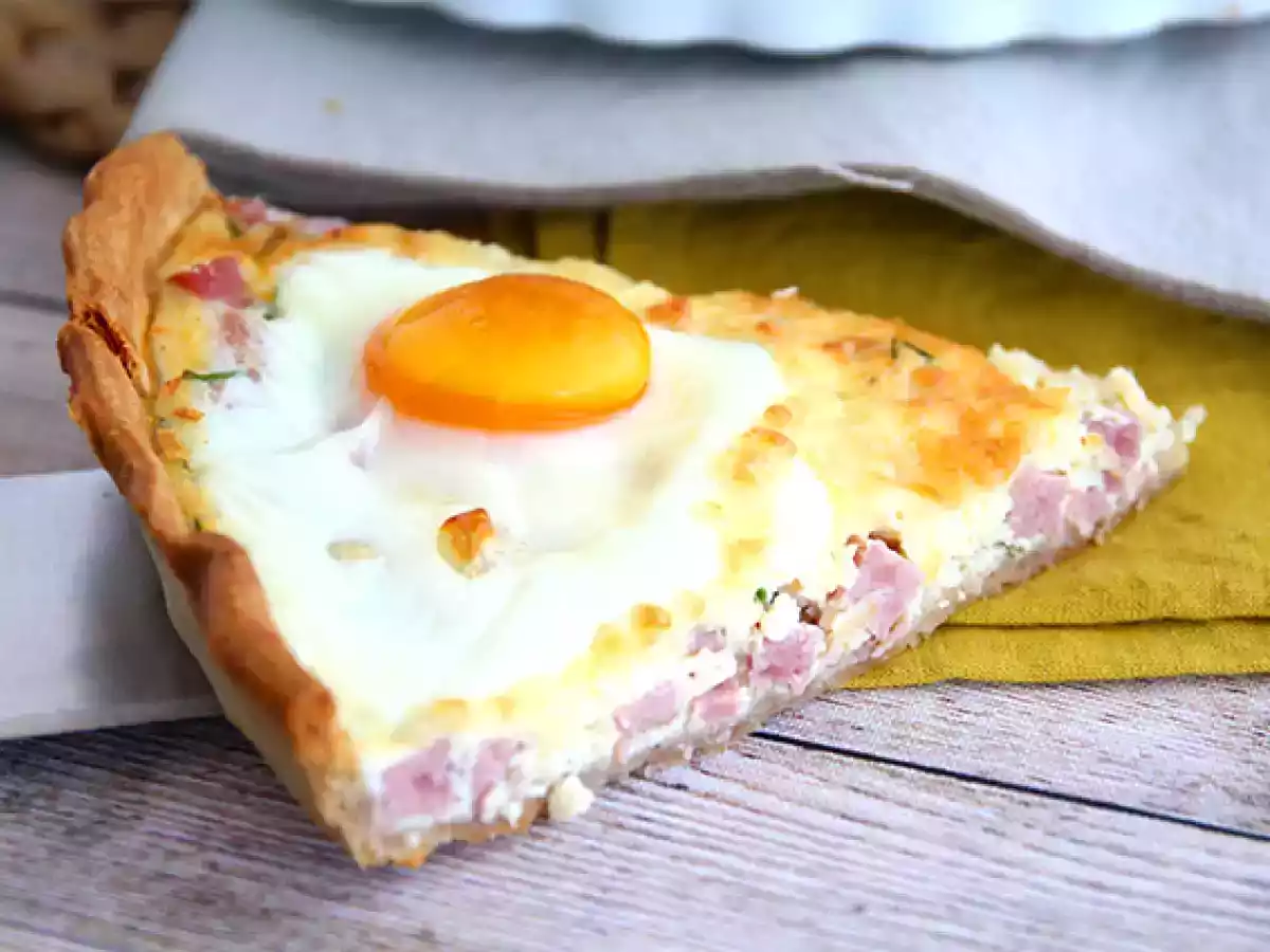 Quiche z jajkami i szynką - zdjęcie 3