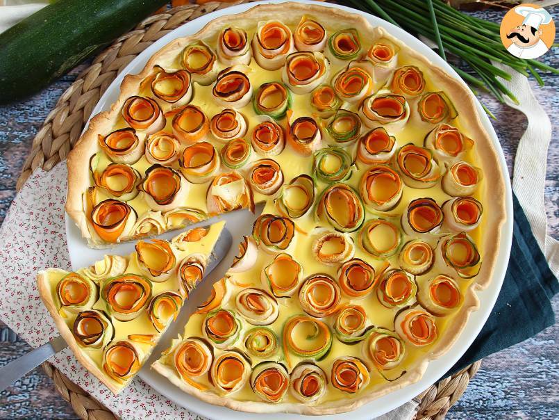 Quiche z różową cukinią i marchewką - zdjęcie 6