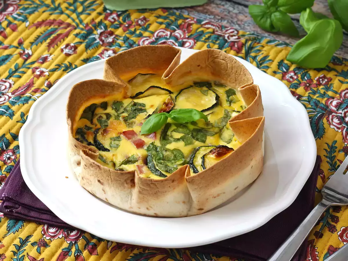 Quiche z tortillą bez ciasta? To możliwe! Lekki przepis idealny na lato! - zdjęcie 2