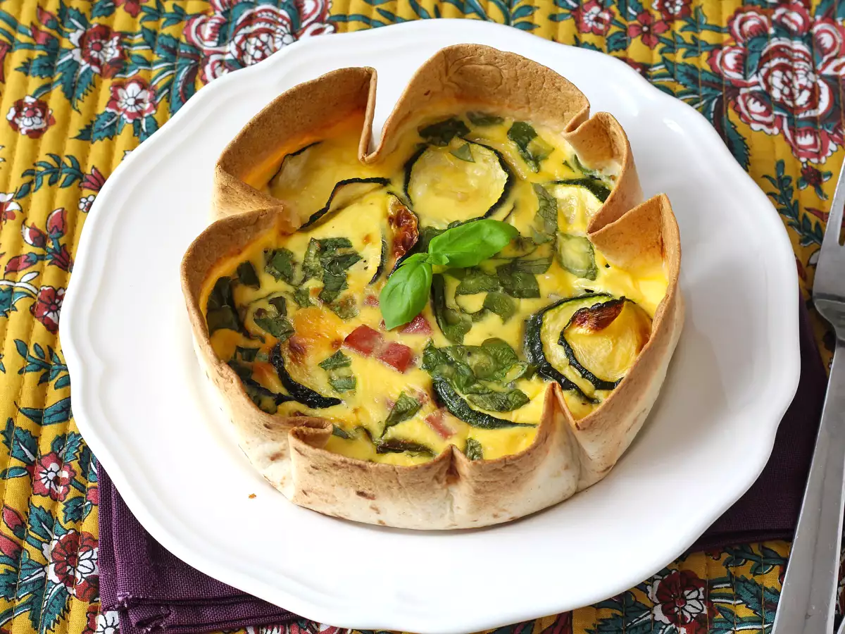 Quiche z tortillą bez ciasta? To możliwe! Lekki przepis idealny na lato! - zdjęcie 3