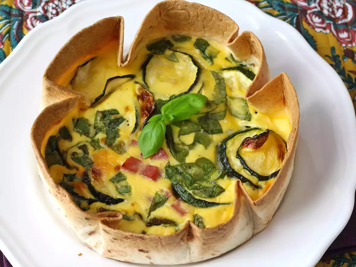 Quiche z tortillą bez ciasta? To możliwe! Lekki przepis idealny na lato! - zdjęcie 4