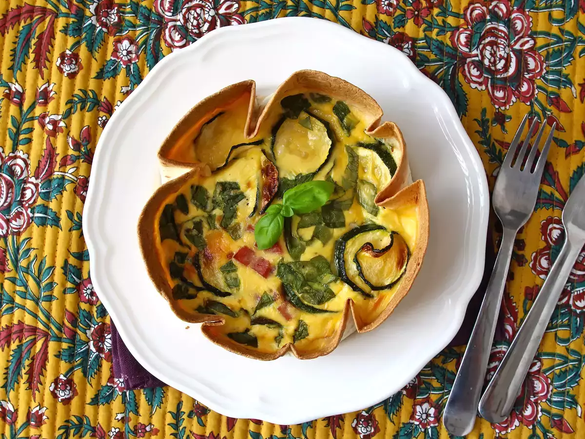 Quiche z tortillą bez ciasta? To możliwe! Lekki przepis idealny na lato! - zdjęcie 5