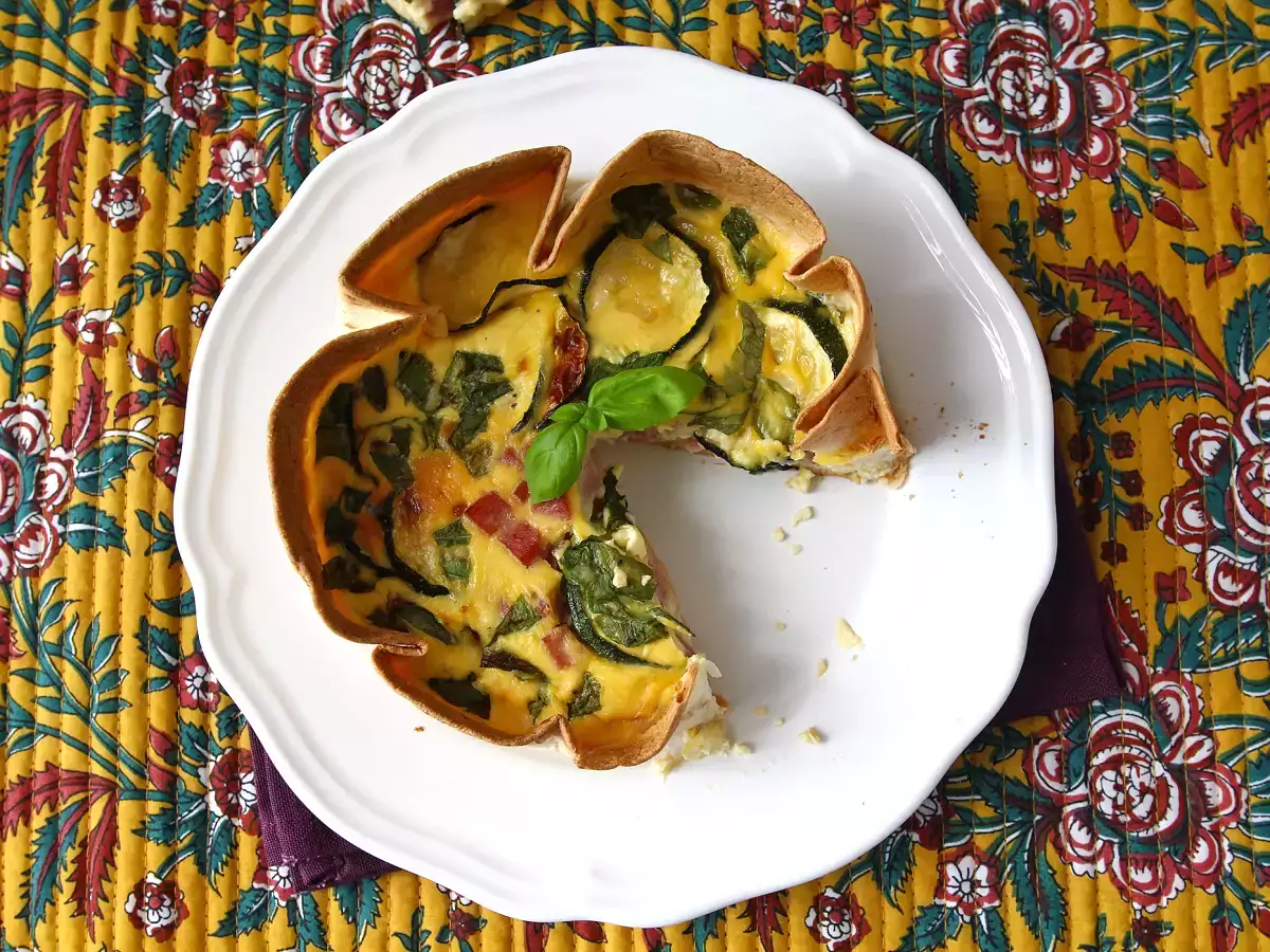 Quiche z tortillą bez ciasta? To możliwe! Lekki przepis idealny na lato! - zdjęcie 6