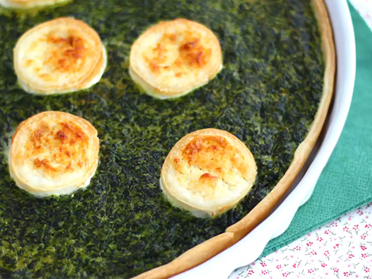 Quiche ze szpinakiem i serem kozim - zdjęcie 3