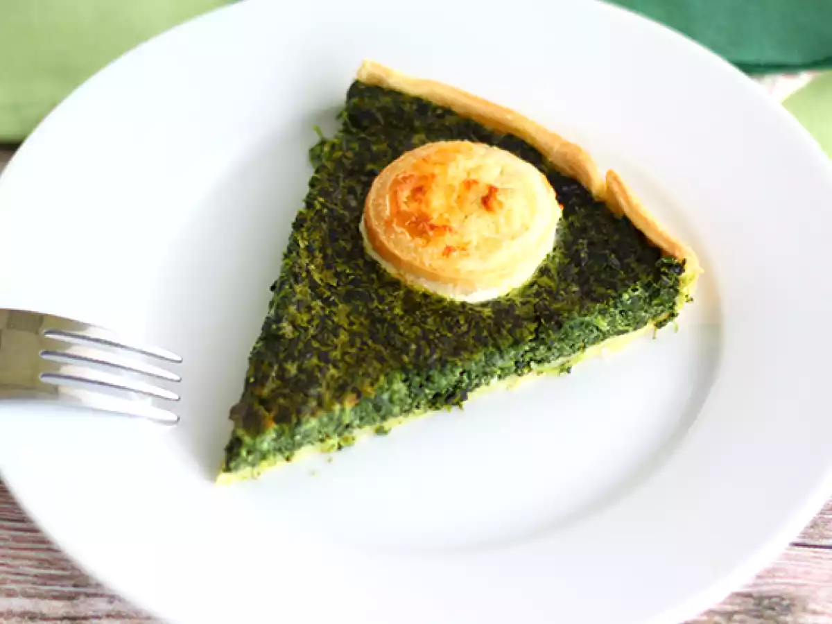 Quiche ze szpinakiem i serem kozim - zdjęcie 4