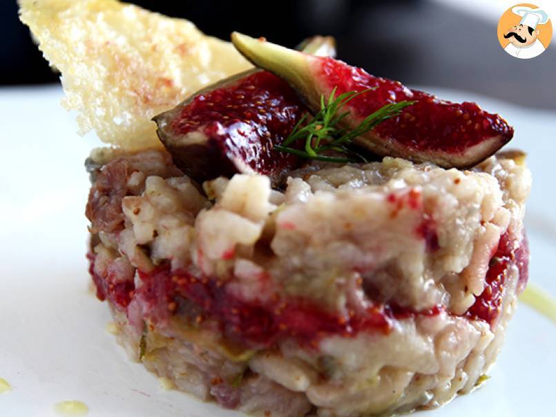 Risotto z figami, gorgonzolą i szynką - zdjęcie 2