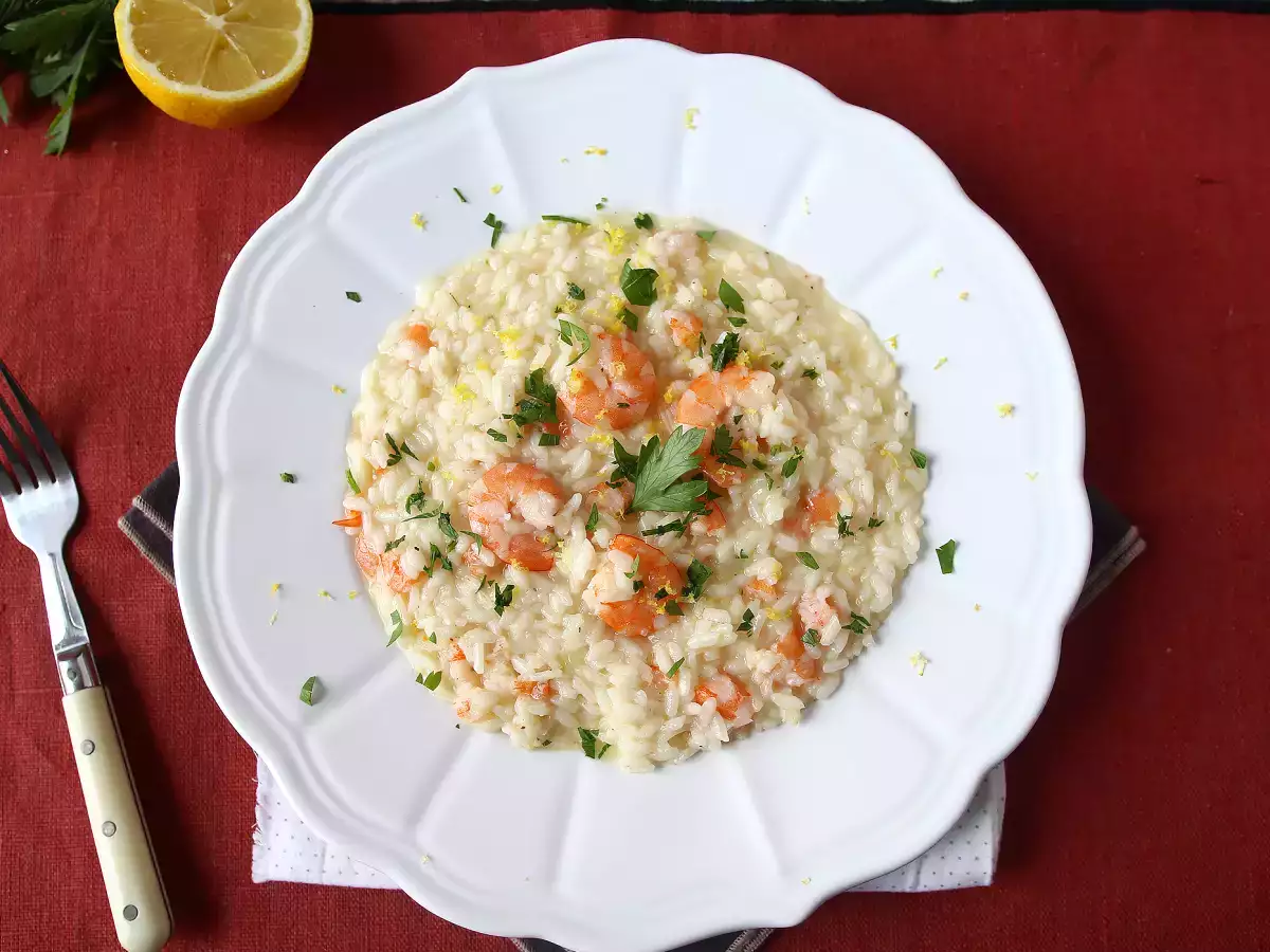 Risotto z krewetkami i cytryną – eleganckie i łatwe danie główne - zdjęcie 3