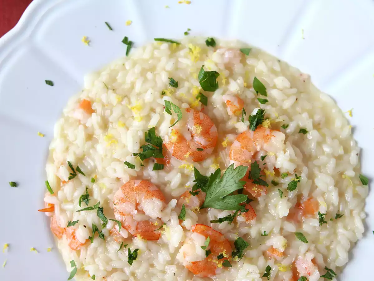 Risotto z krewetkami i cytryną – eleganckie i łatwe danie główne - zdjęcie 4