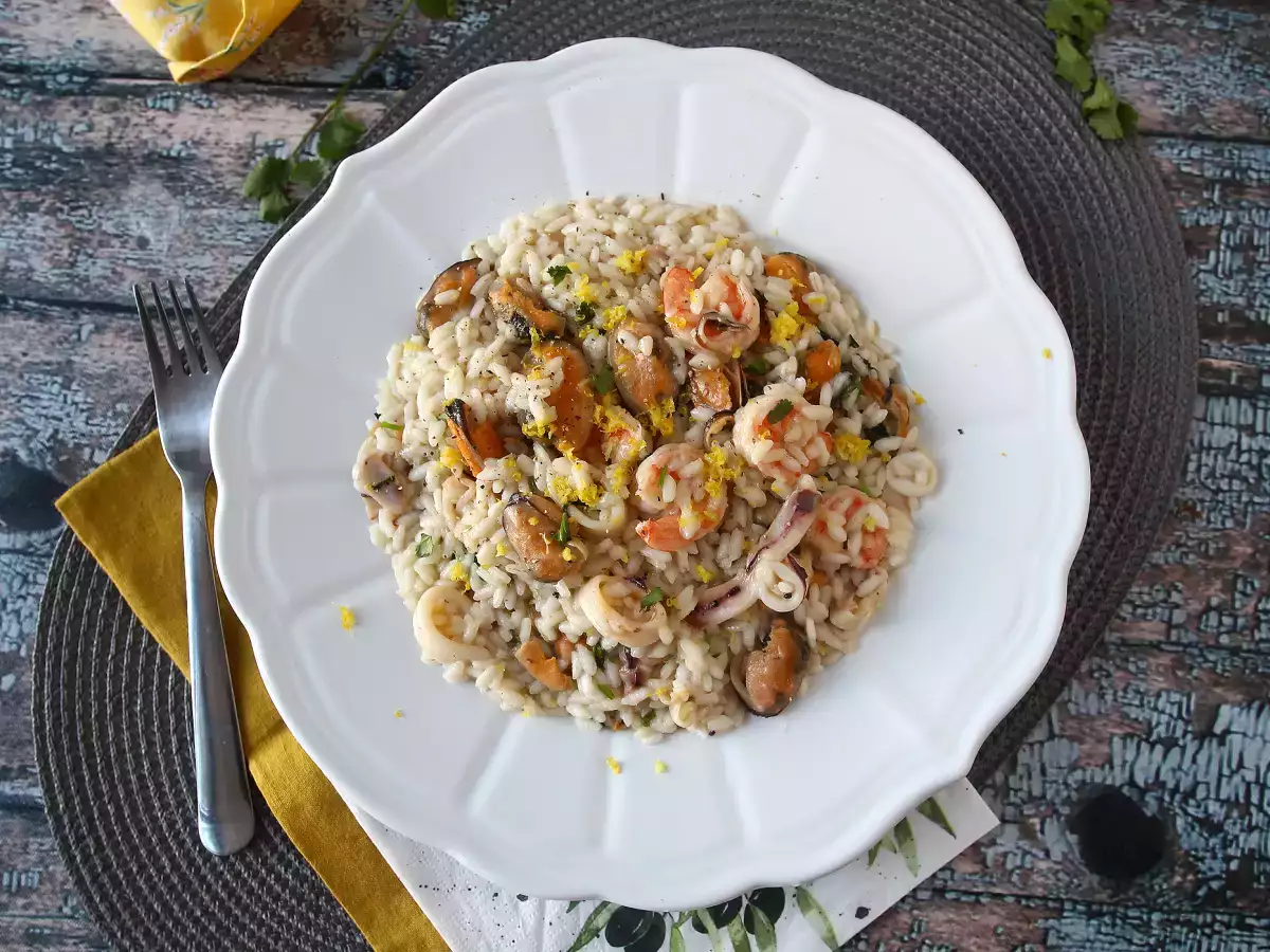 Risotto z mrożonymi owocami morza – szybkie i smaczne danie - zdjęcie 2