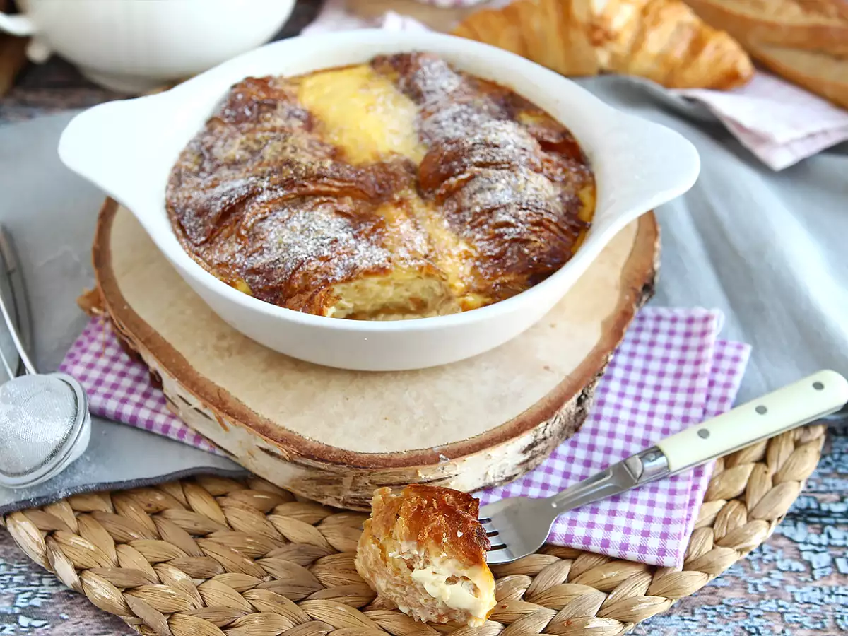 Rogaliki à la pain perdu z piekarnika - zdjęcie 3