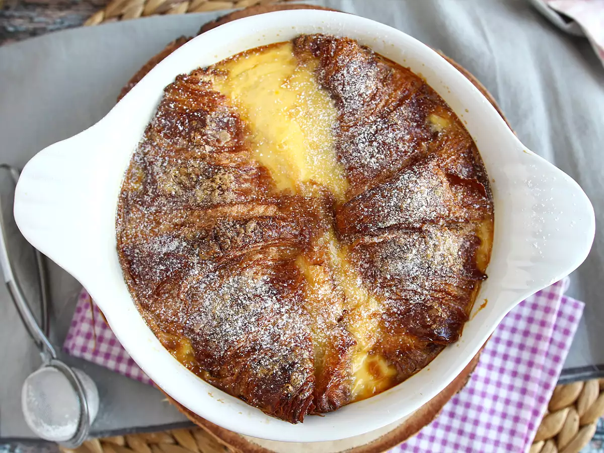 Rogaliki à la pain perdu z piekarnika - zdjęcie 4