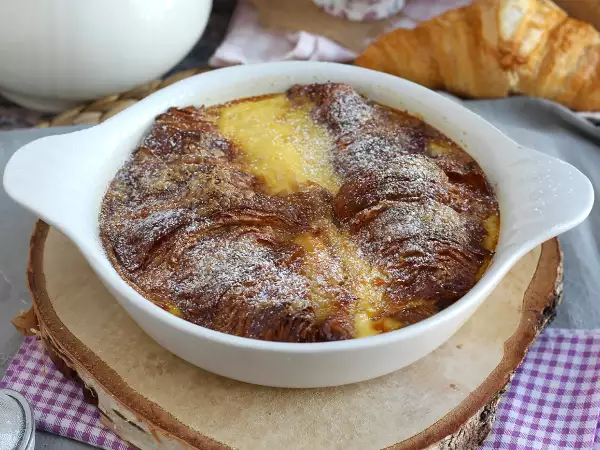 Przepis Rogaliki à la pain perdu z piekarnika