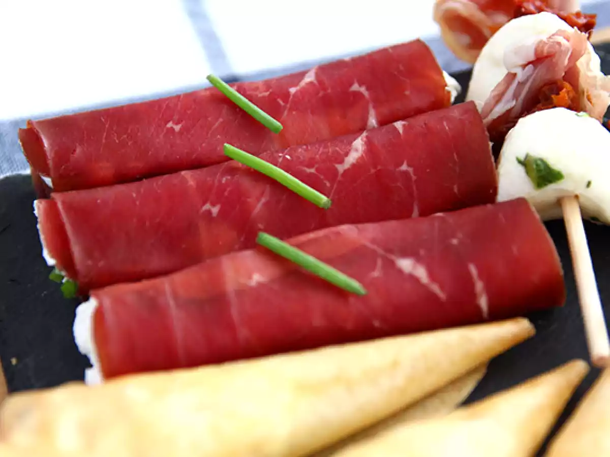 Ruloniki Bündnerfleisch z Chavroux - zdjęcie 2