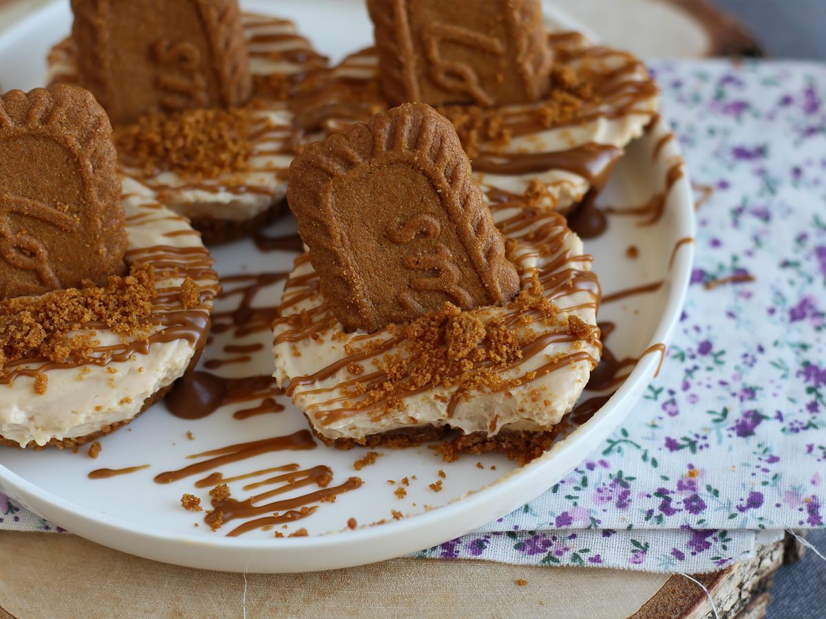Sernik bez pieczenia z herbatnikami speculoos - zdjęcie 2