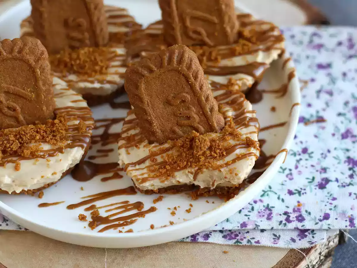 Sernik bez pieczenia z herbatnikami speculoos - zdjęcie 2